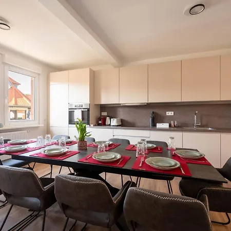 Lit Living - Luxury - Box Spring - Parking - 4 Bed - 13 Persons - Duplex Hemsbach